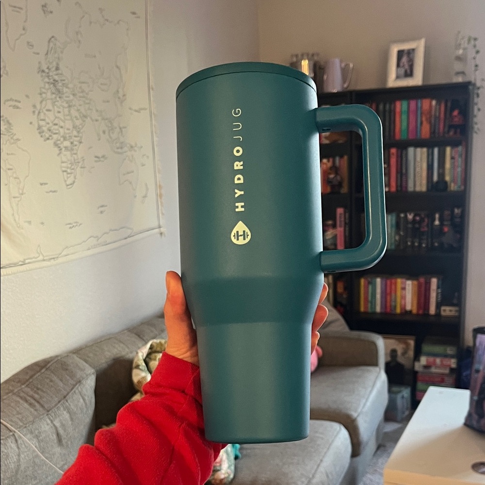 40oz HydroJug Teal Bottle with Handle